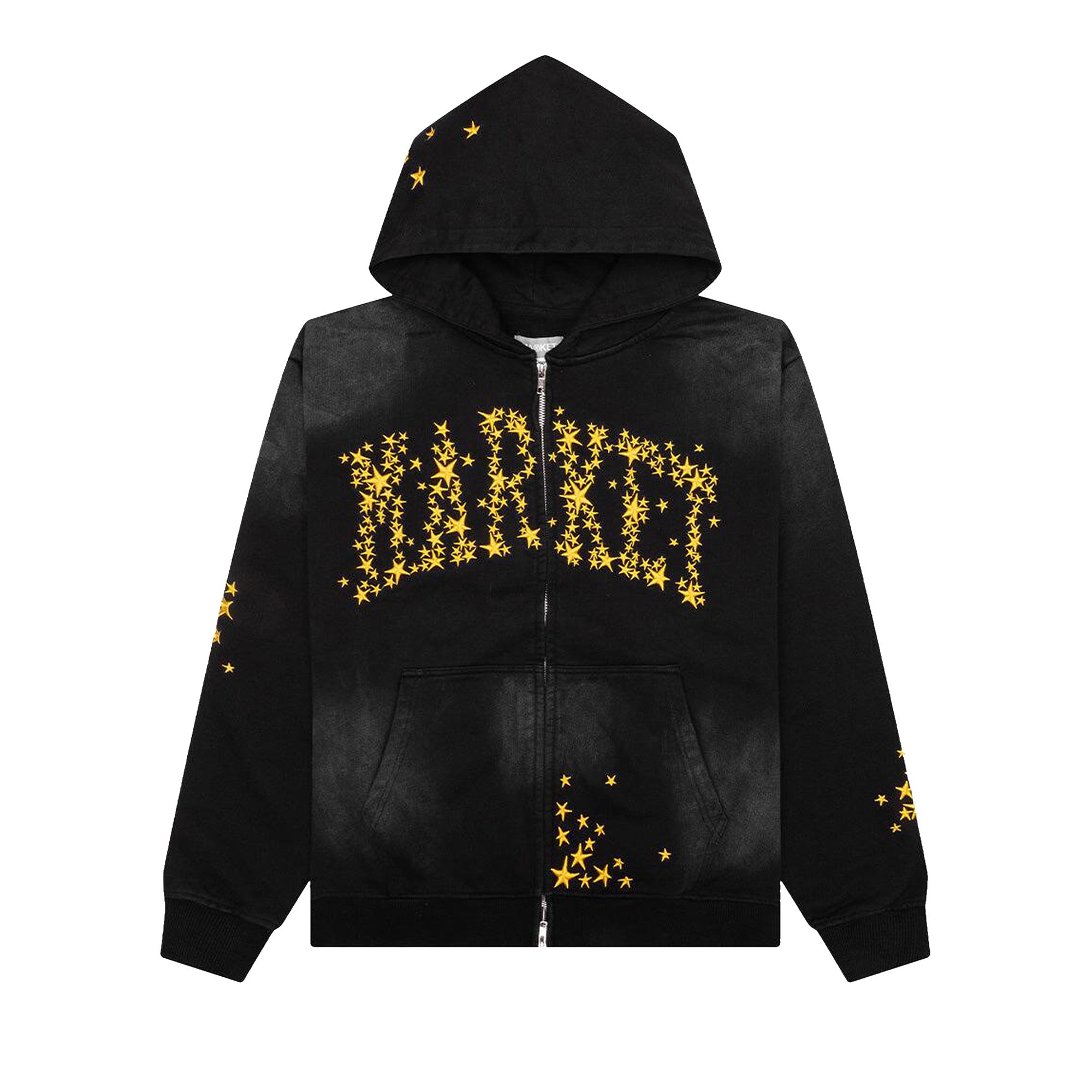 Pre-owned Market Galaxy Arc Zip Hoodie 'pirate Black' | Men's Size M