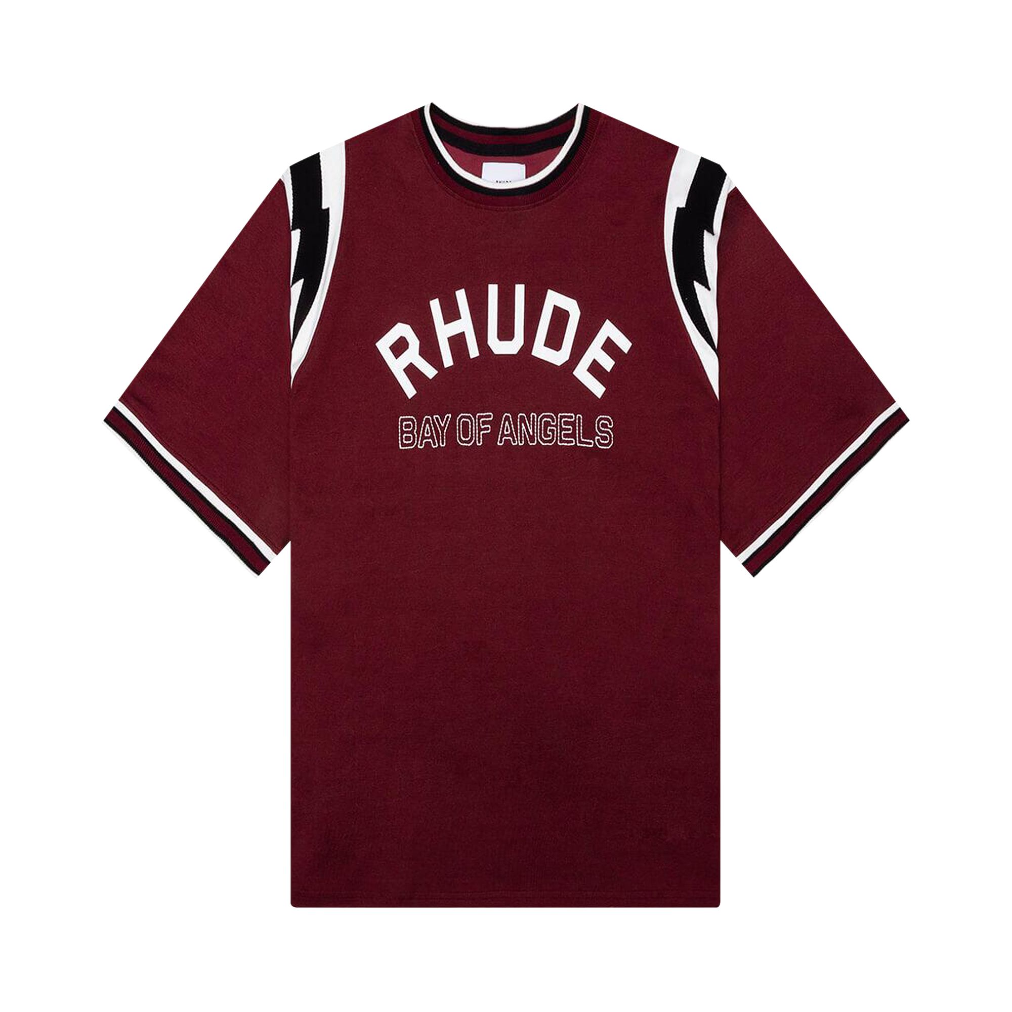 Pre-owned Rhude Lightning Jersey 'red/white' | Men's Size M