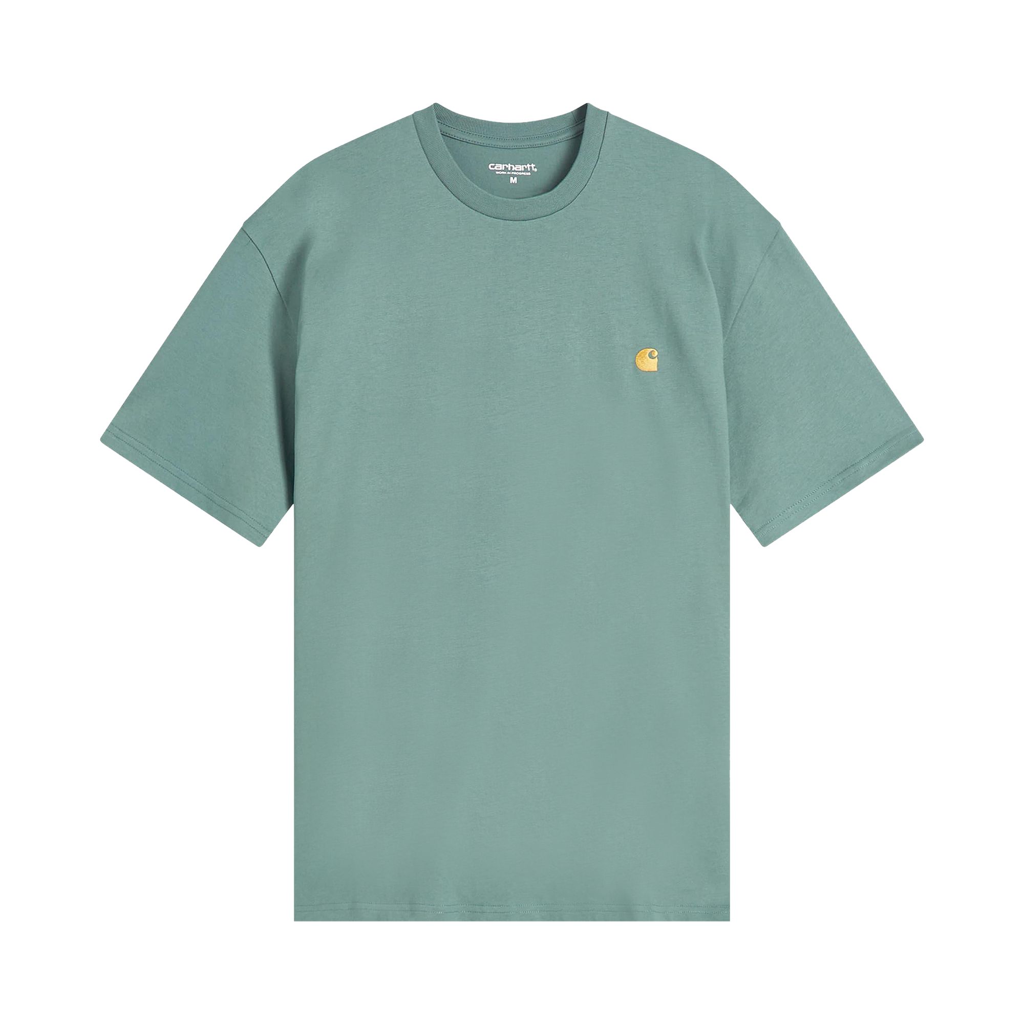 Pre-owned Carhartt Wip Chase T-shirt 'silver Pine/gold' | Green | Men's Size S