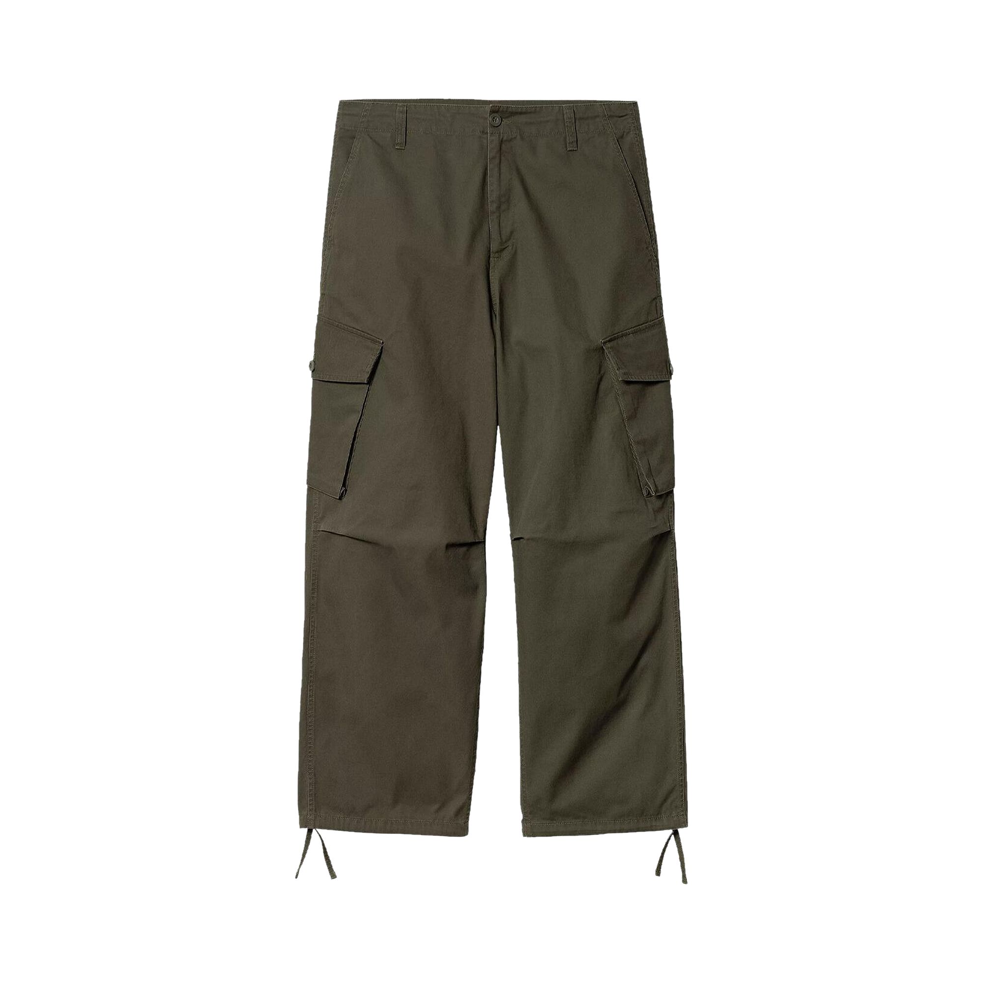 Pre-owned Carhartt Wip Unit Pants 'turtle' | Green | Men's Size M