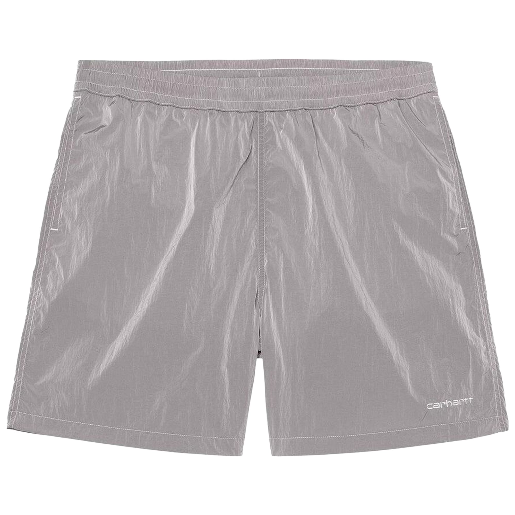 Pre-owned Carhartt Wip Canby Swim Trunks 'yosemite/white' | Grey | Men's Size L
