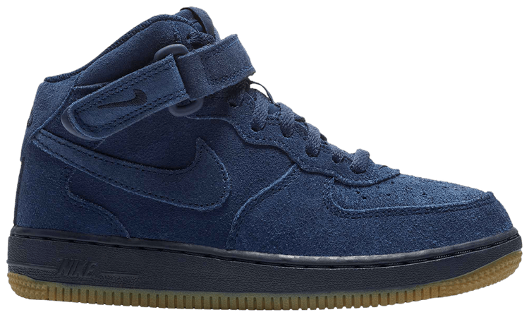 Nike Force 1 Mid LV8 PS Blue Void Gum