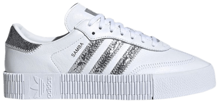 Adidas Wmns Sambarose White Silver Metallic