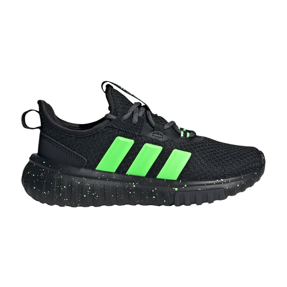 Pre-owned Adidas Originals Adidas Kaptir 4.0 K 'black Lime Burst' | Kid's Size 5