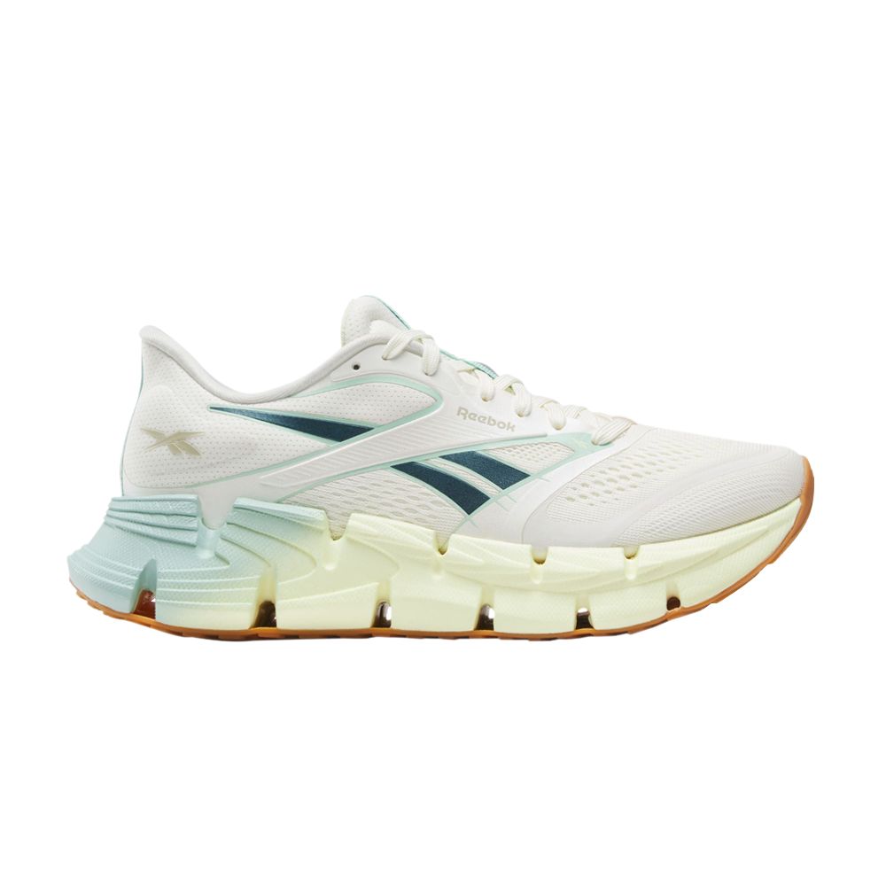 Pre-owned Reebok Wmns Floatzig 2 'chalk Glitch Aqua' | Cream | Women's Size 5.5 In White