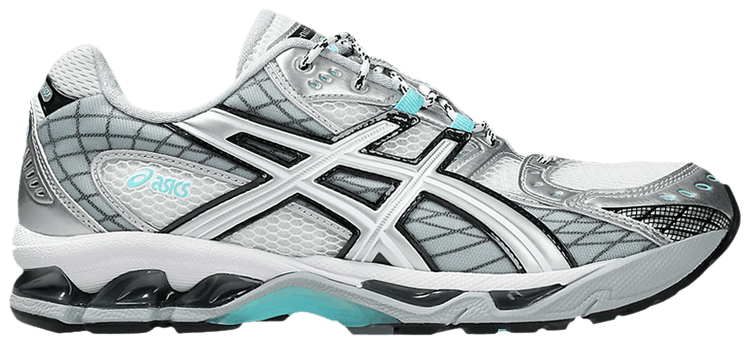 Asics Gel Nimbus 101 White Piedmont Grey Aqua