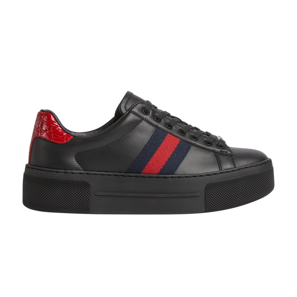 Gucci Wmns Ace Platform 'Black Blue Red' | Women's Size 3.5 - 791399-AACAG-1096