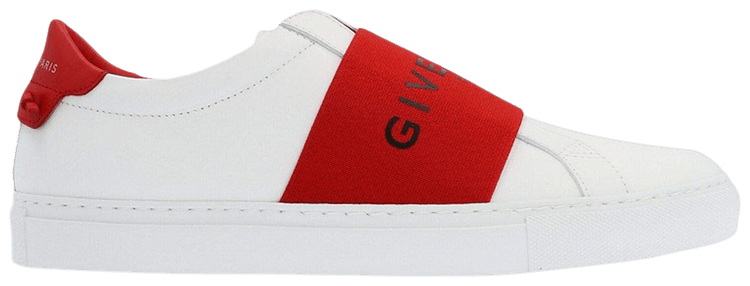 Givenchy Wmns Strap Urban Street Logo   White Red Black