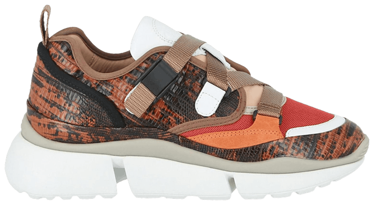 Chloe Wmns Sonnie Low Top Python