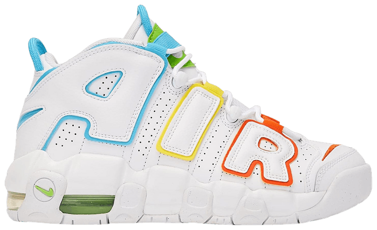 Nike Air More Uptempo ホワイト/マルチカラー Nike Air More Uptempo Low Electric W - FD0865-100 | eBay
