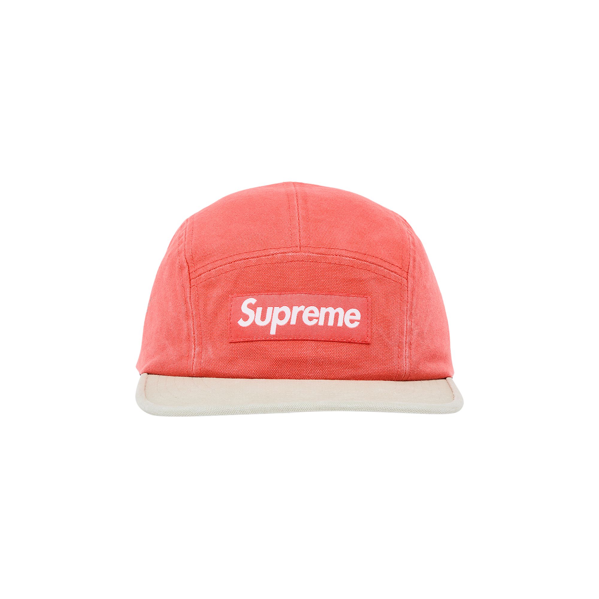Pre-owned Supreme Ventile Camp Cap 'coral' | Pink | Men's Size Onesize