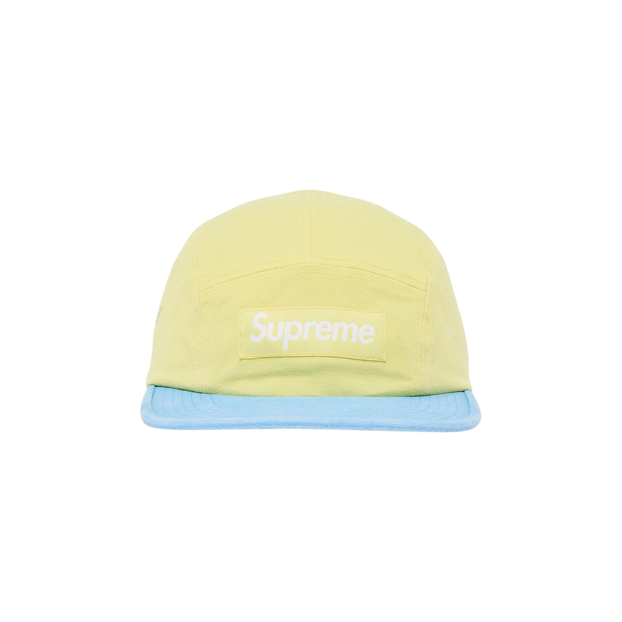 Pre-owned Supreme Ventile Camp Cap 'light Yellow' | Men's Size Onesize