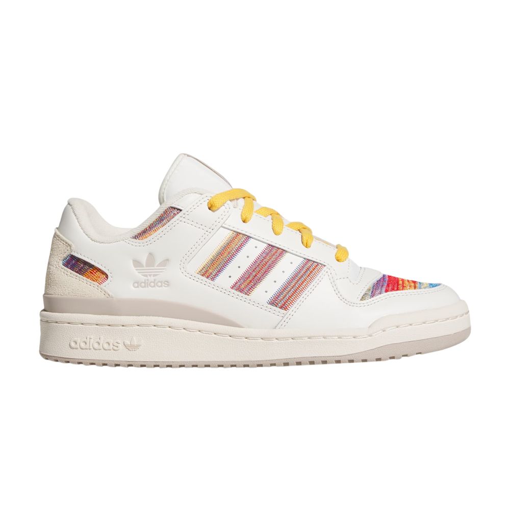 Pre-owned Adidas Originals Adidas Forum Low Cl 'serape Pack - White Scarlet Blue Bird' | Men's Size 8