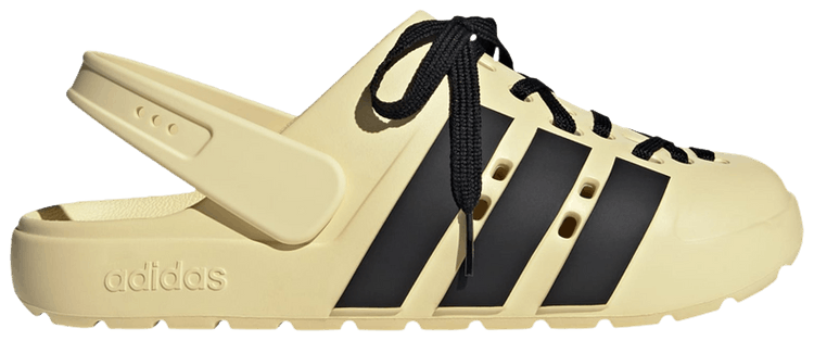 Adidas Adilette Clog 20 Warm Vanilla Laces
