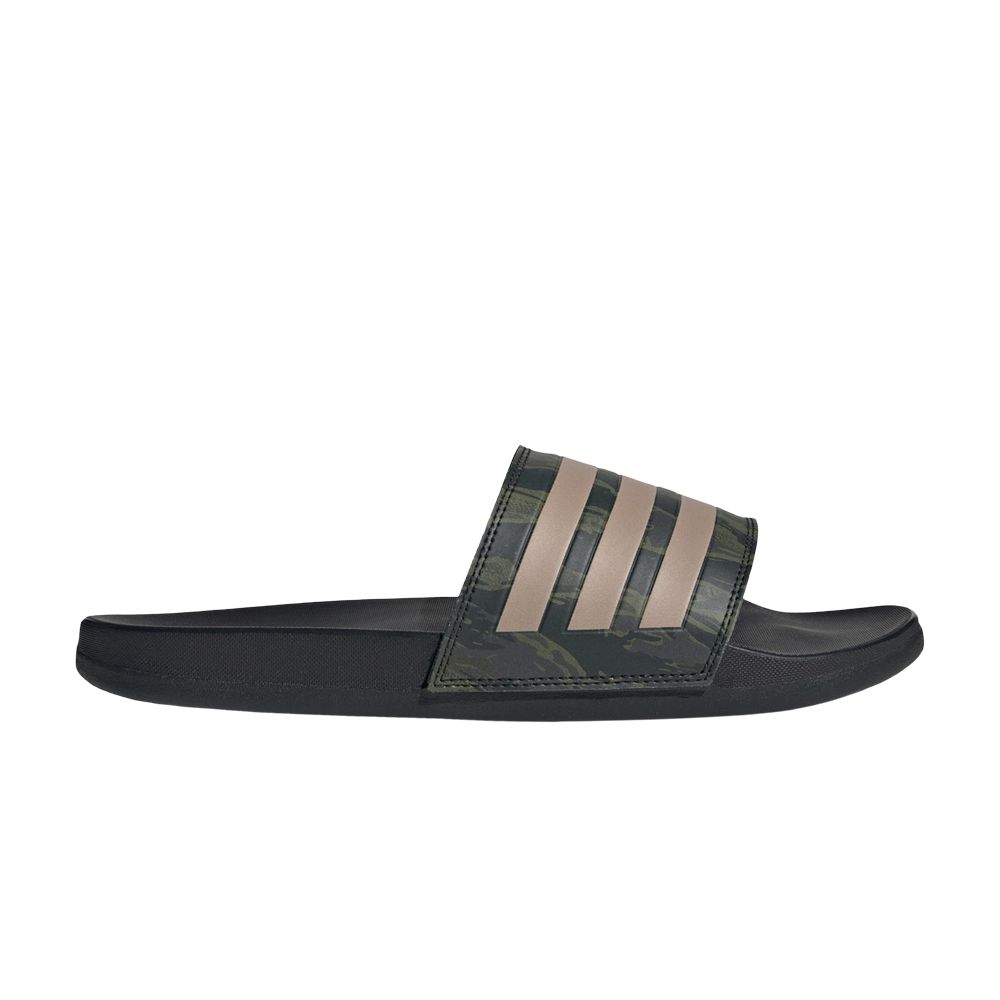 Pre-owned Adidas Originals Adidas Adilette Comfort Slide 'camo' | Green | Men's Size 5