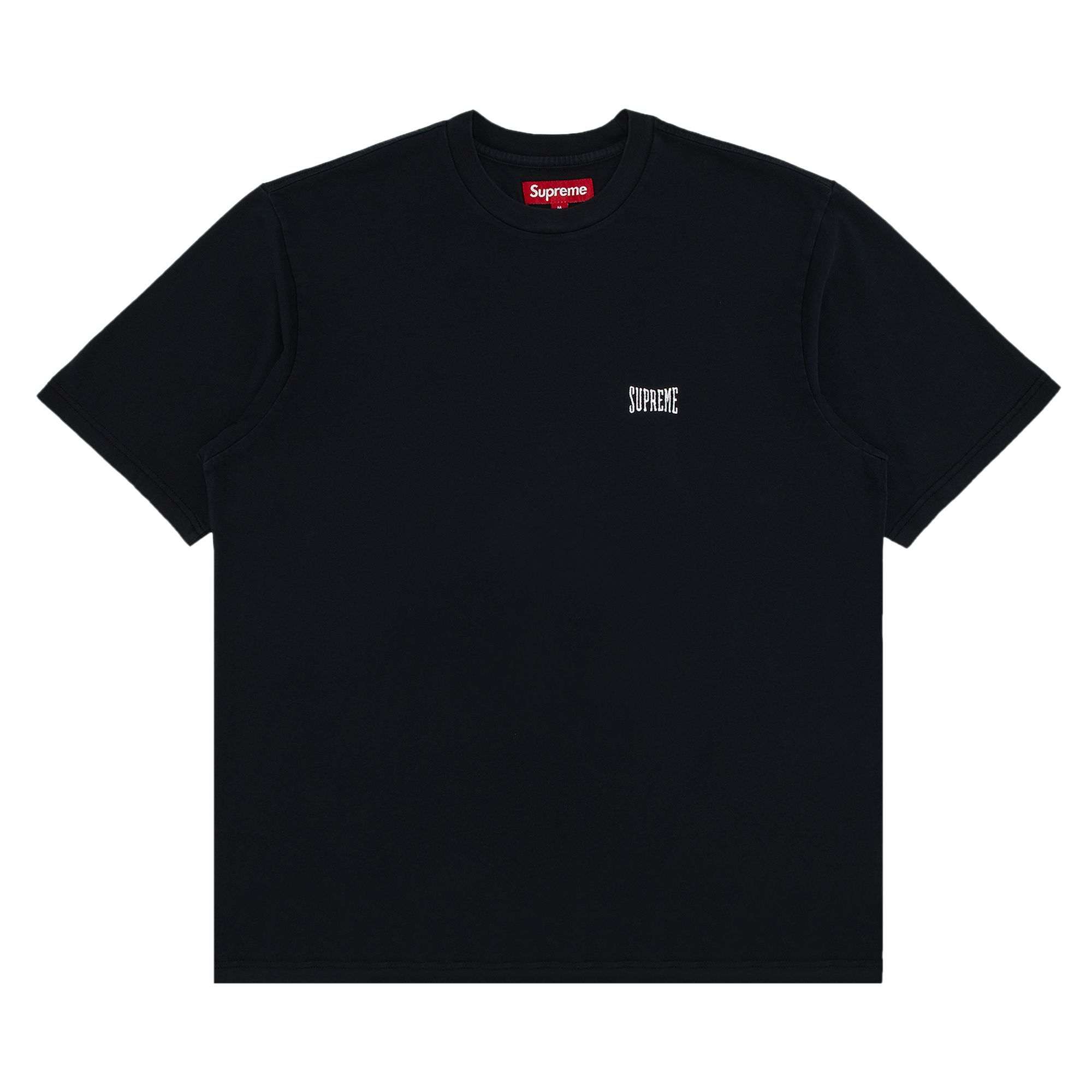 Pre-owned Supreme Warm Up Washed Short-sleeve Top 'black' | Men's Size Xxl