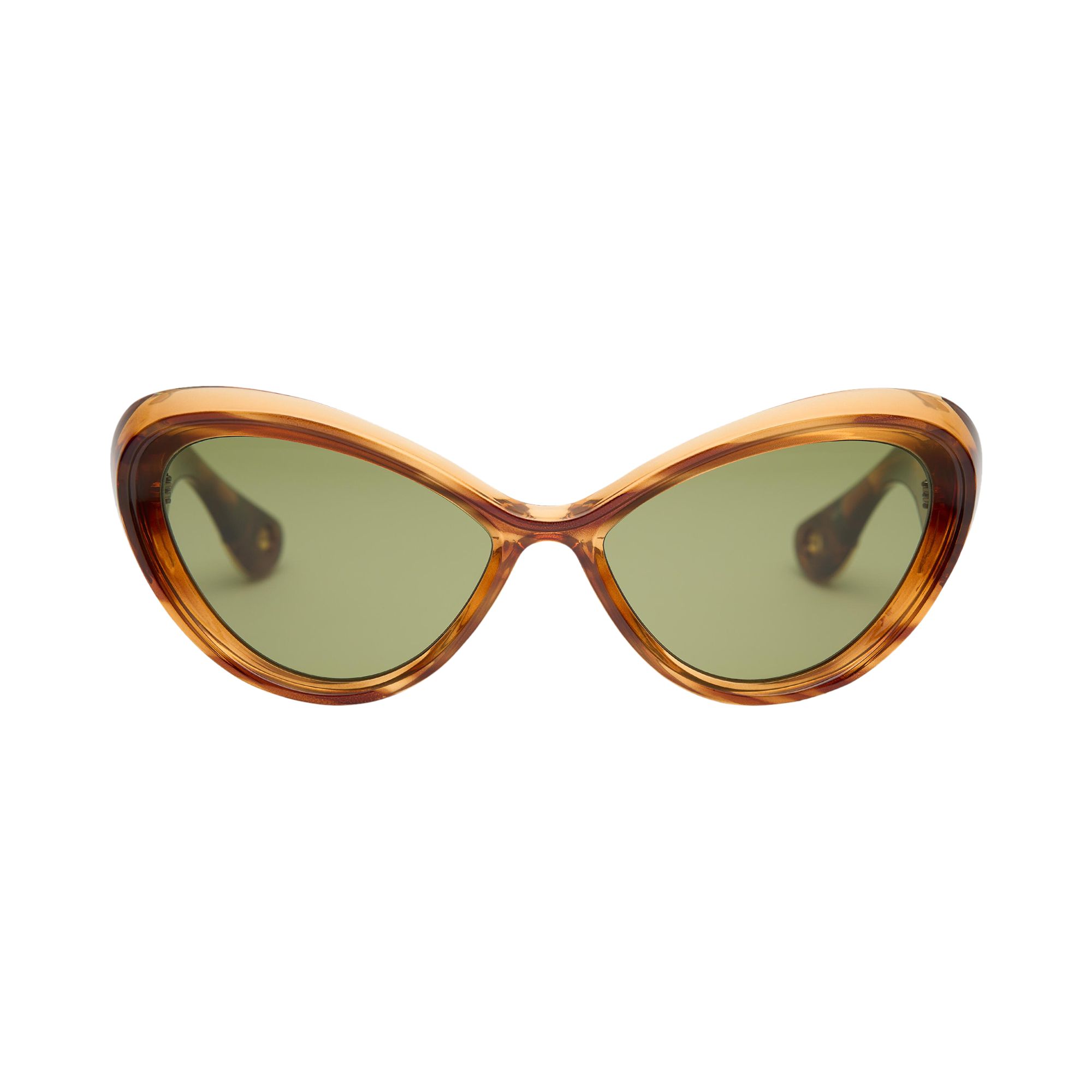 Pre-owned Jean Paul Gaultier Parisian Cat Sunglasses 'brown/ecaille' | Women's Size Onesize