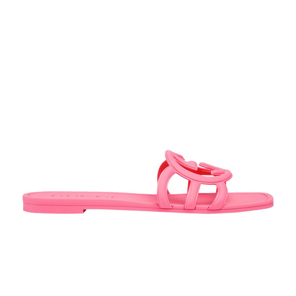 Pre-owned Gucci Wmns Interlocking G Slide Sandal 'dark Pink' | Women's Size 2