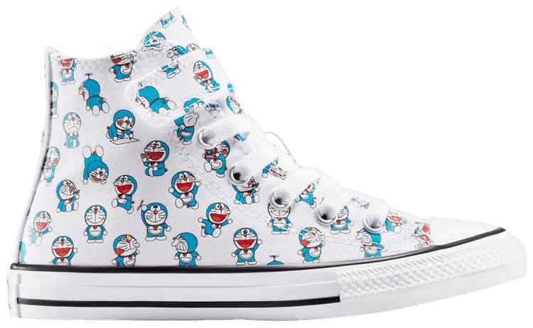 Doraemon x Converse Chuck Taylor All Star EasyOn High PS Allover Doraemon Print