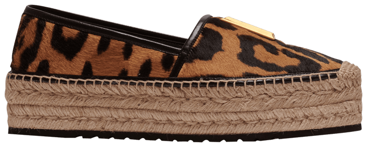 Balmain Wmns Alex Espadrille Leopard