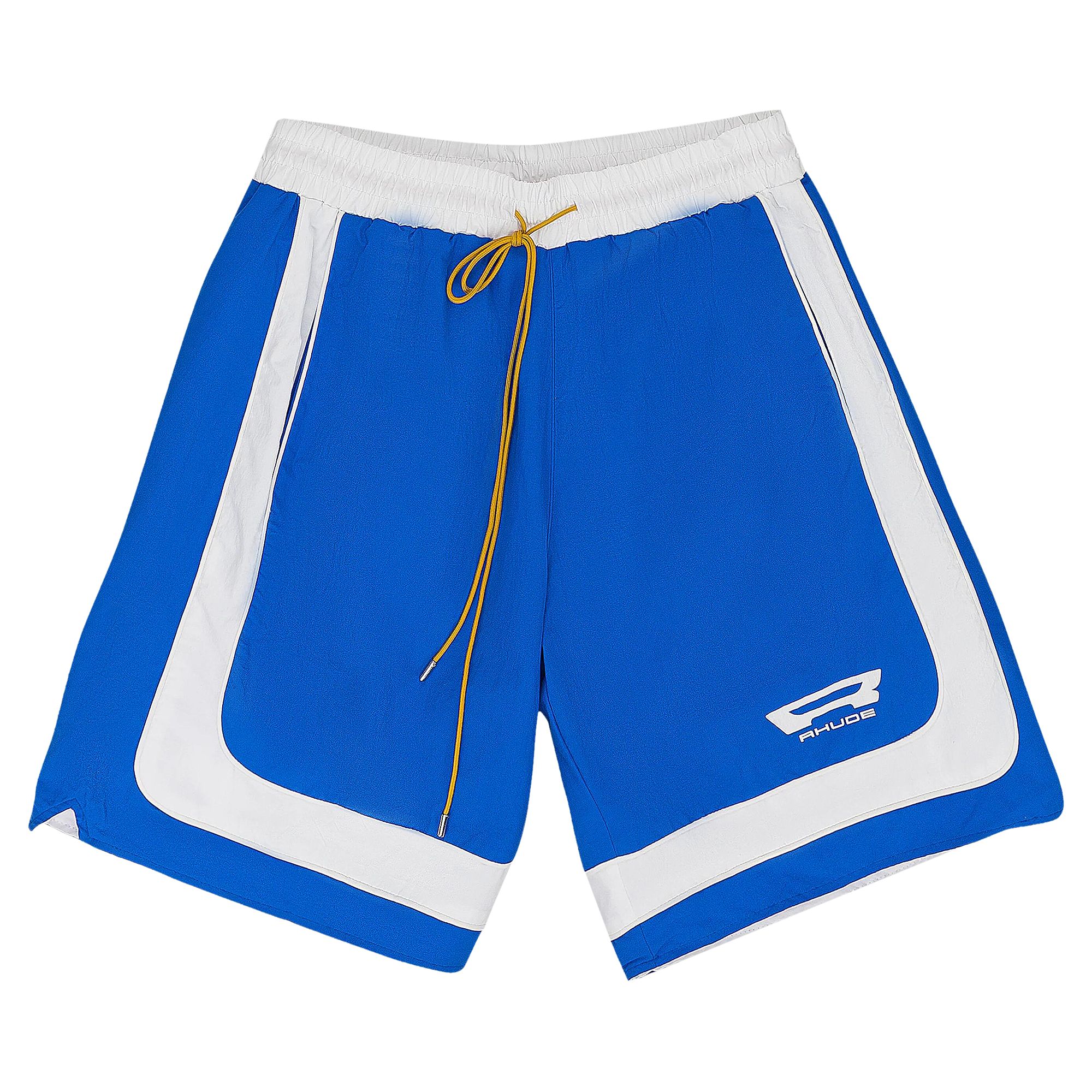 Pre-owned Rhude Campione Baggy Track Shorts 'blue/white' | Men's Size Xl