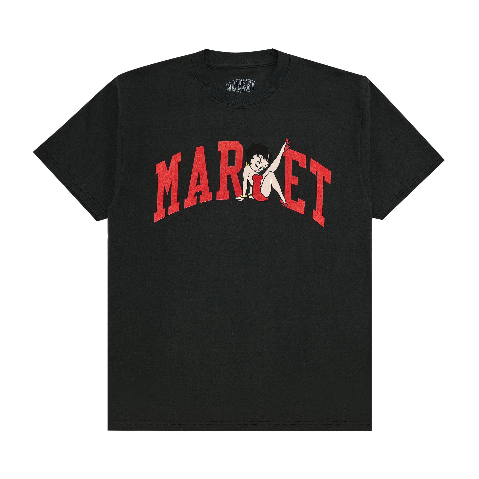 Pre-owned Market Betty Boop T-shirt 'washed Black' | Men's Size M