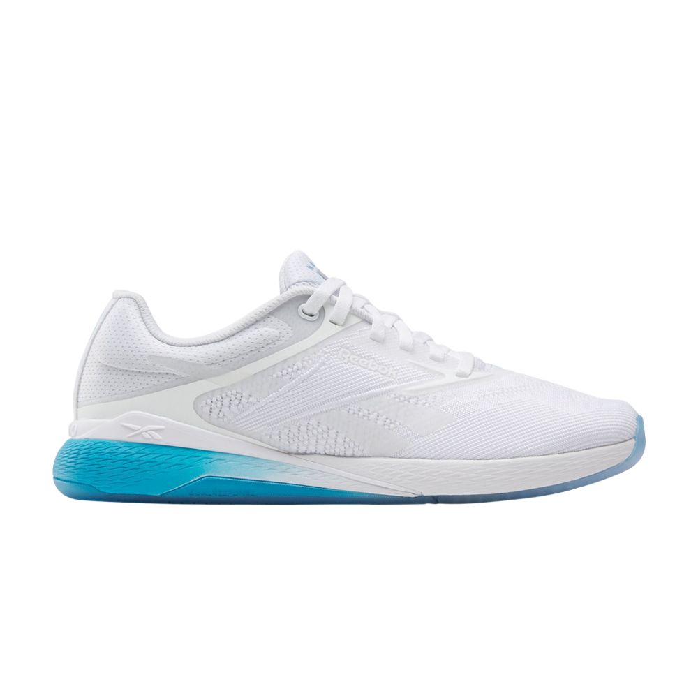 Pre-owned Reebok Wmns Nano X5 'white Future Cyan' | Women's Size 6