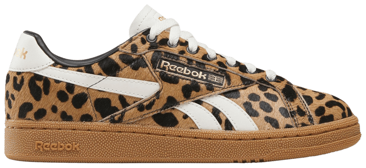 Reebok Wmns Club C Grounds UK Cheetah