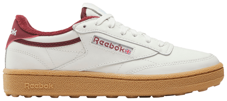 Reebok Wmns Club C Golf Chalk Classic Burgundy Gum