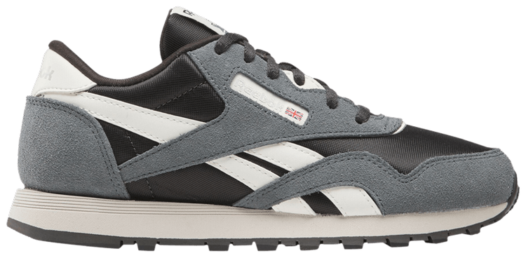 Reebok Classic Nylon Big Kid Washed Black Dark Fog