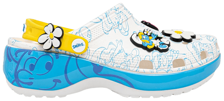The Smurfs x Crocs Wmns Classic Platform Clog Smurfette