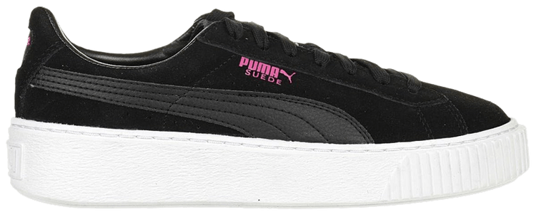 Puma Suede Platform Jr Black Pink