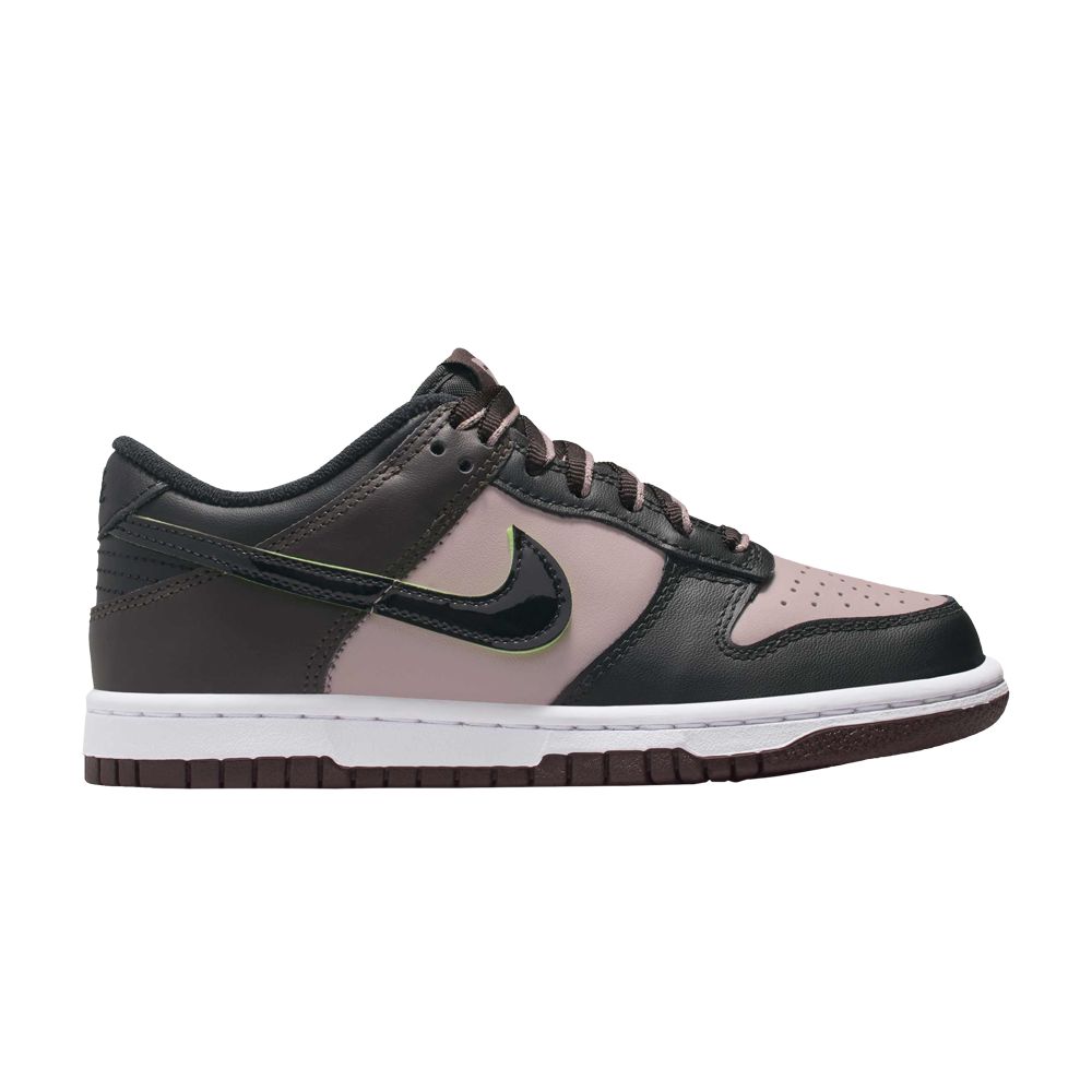 Pre-owned Nike Dunk Low Se Gs 'particle Rose Black' | Pink | Kid's Size 6.5