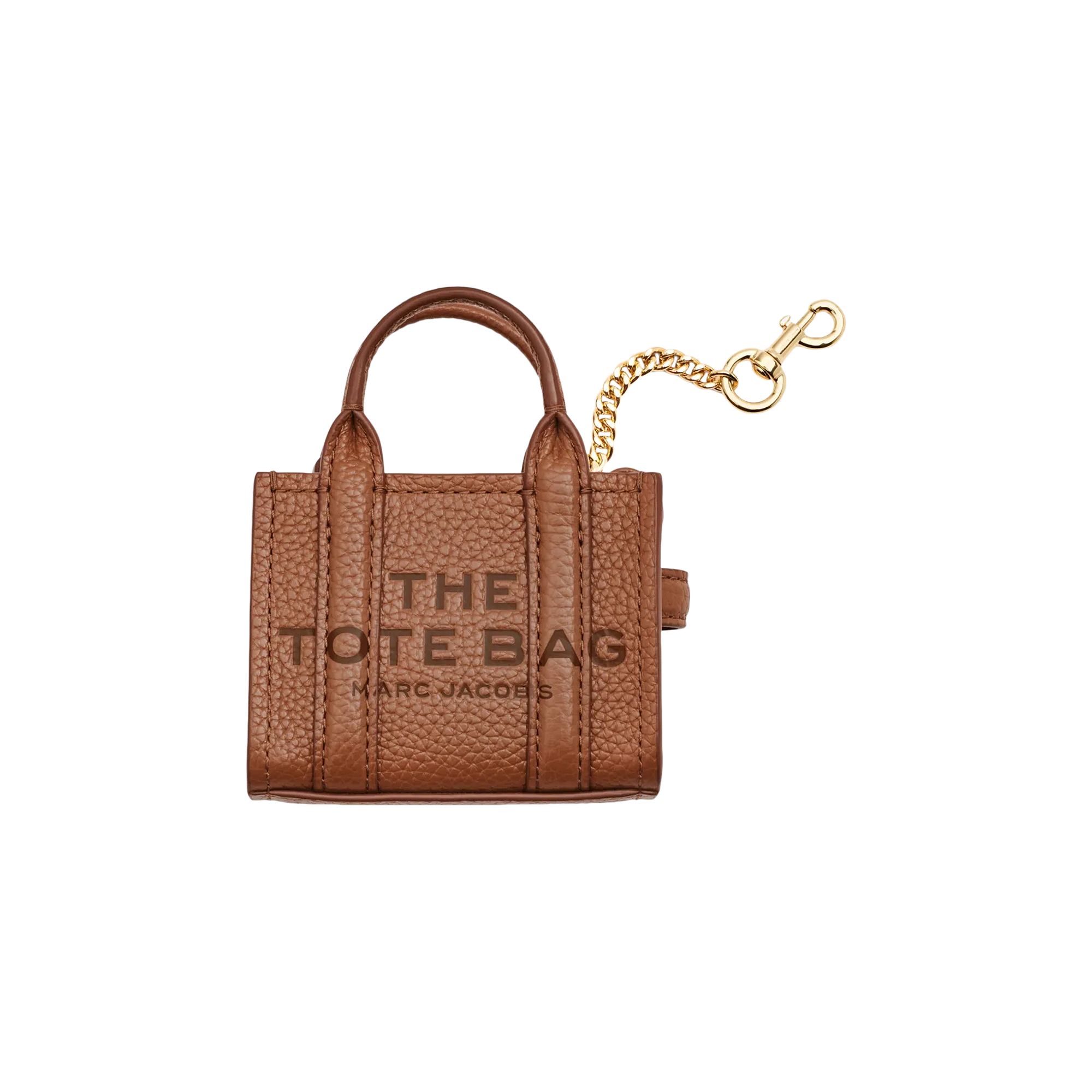 Pre-owned Marc Jacobs Nano Tote Charm Bag 'argan Oil' | Tan | Women's Size Onesize