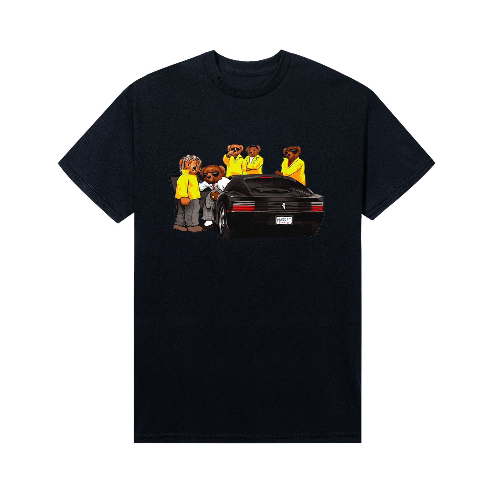 Pre-owned Market High Security Bear T-shirt 'black' | Men's Size L