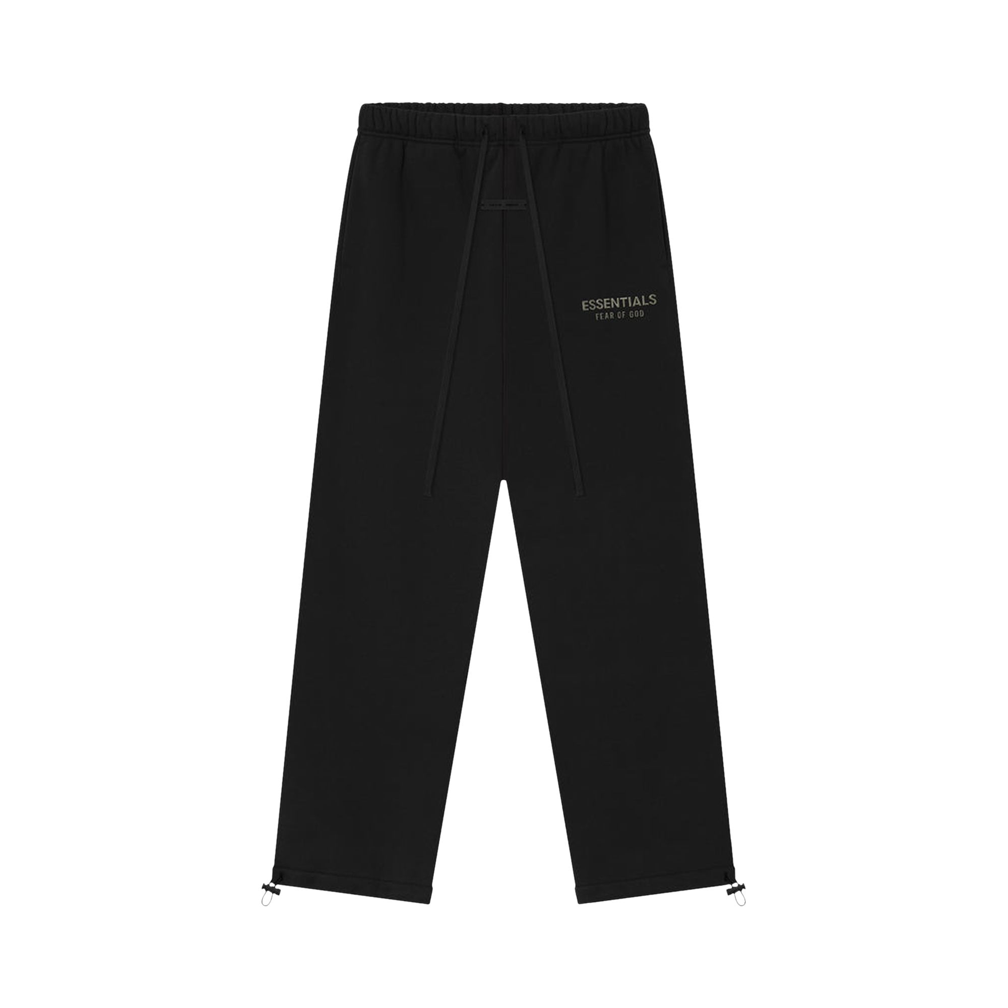 Pre-owned Essentials Fear Of God Relaxed Fleece Sweatpant 'jet Black' | Men's Size M
