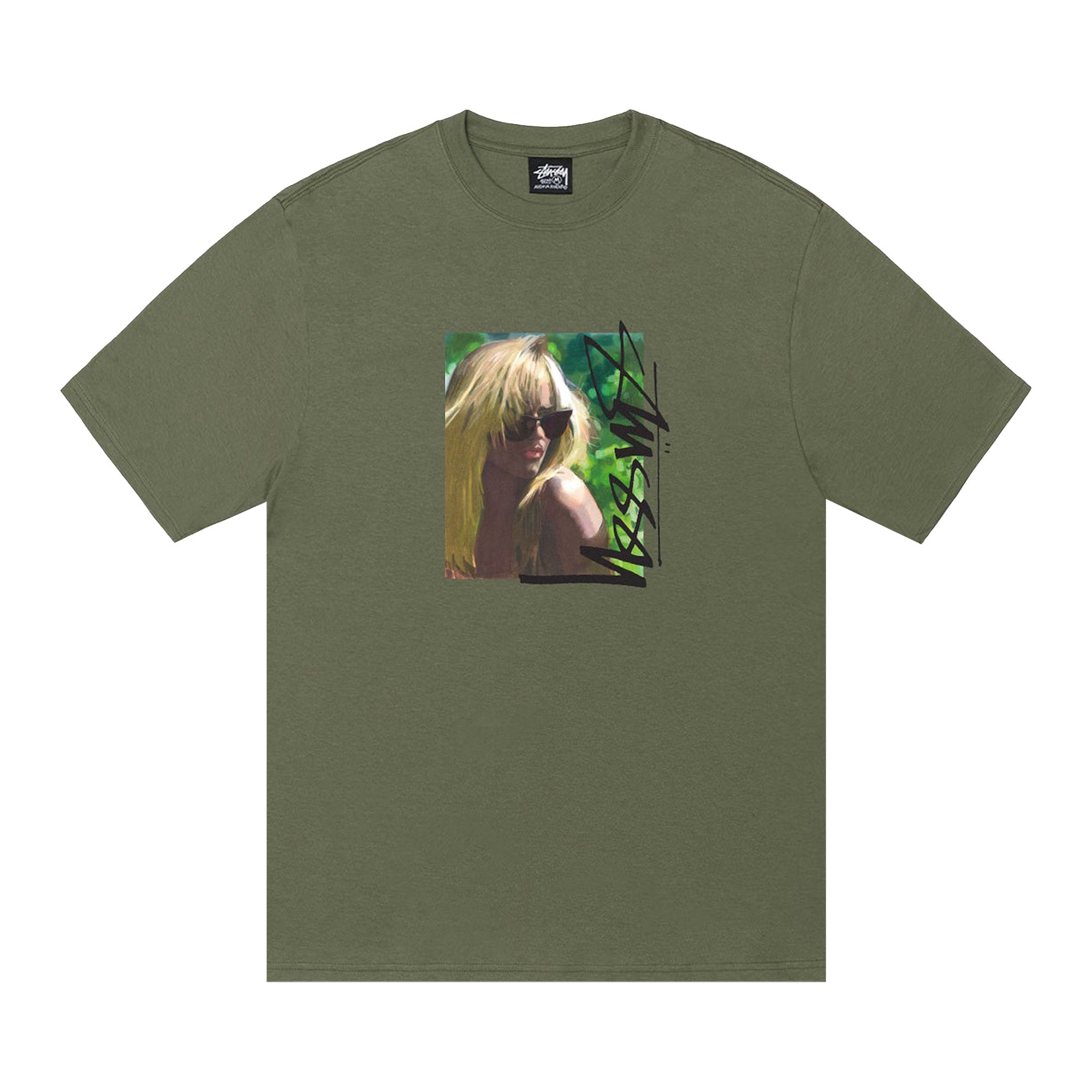 Pre-owned Stussy Laura Tee 'olive' | Green | Men's Size S