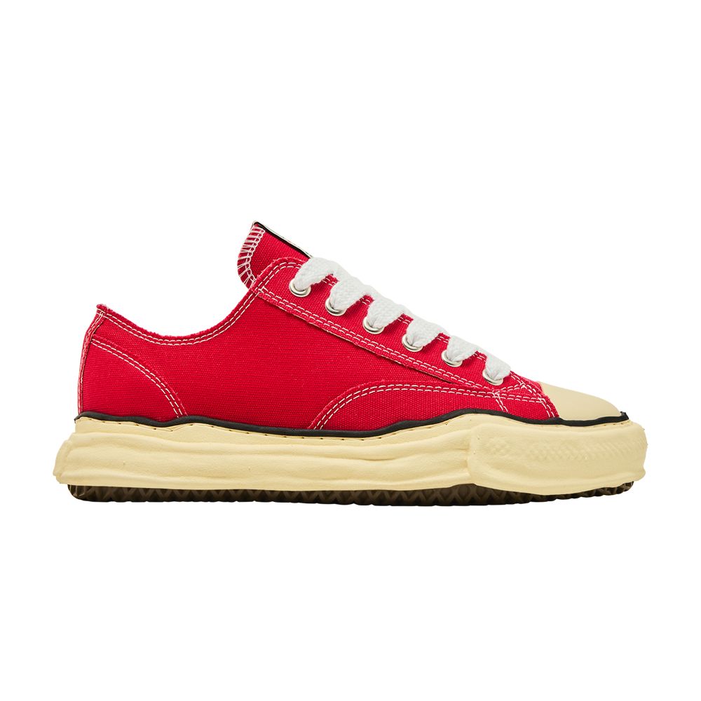 Pre-owned Miharayasuhiro Maison Mihara Yasuhiro Maison Mihara Yasuhiro Peterson Og Sole Canvas Low 'red' | Men's Size 39