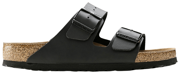 Birkenstock Arizona Soft Footbed Birko Flor Narrow Black