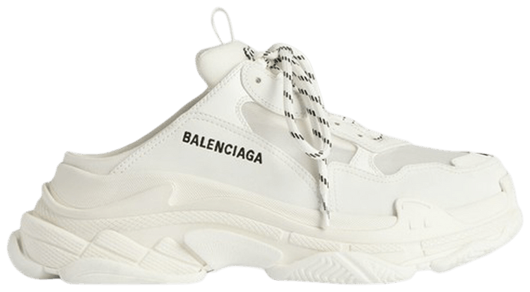 Balenciaga Wmns Triple S Mule White