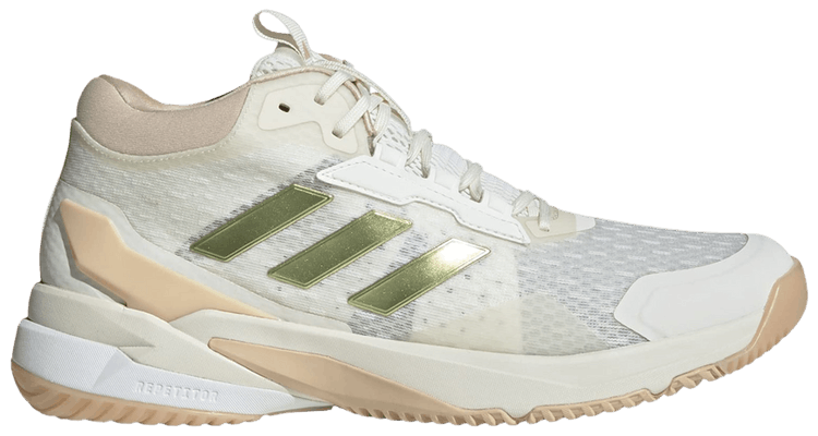 Adidas Wmns Crazyflight 6 Mid Indoor Off White Gold Metallic