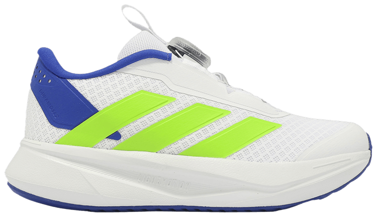 Adidas Duramo SL 20 BOA K White Solar Slime Semi Lucid Blue