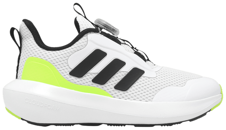 adidas FortaRun 30 BOA K White Black Lucid Lemon