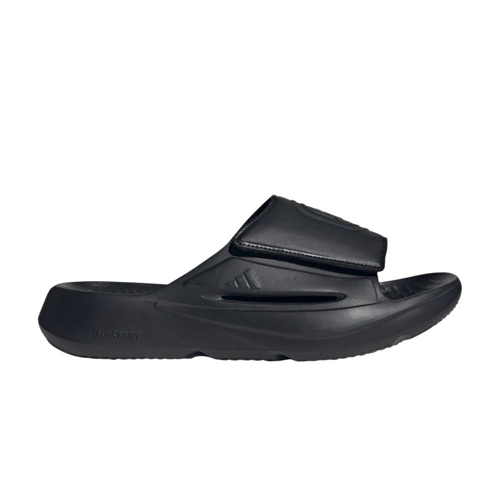 Pre-owned Adidas Originals Adidas Lightblaze Slide 'black Carbon' | Men's Size 8