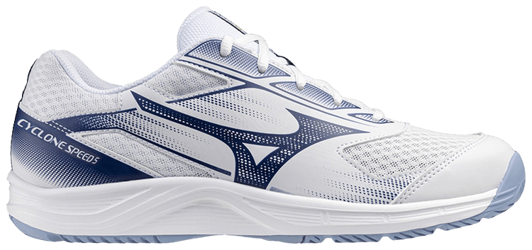 Mizuno Cyclone Speed 5 White Bellwether Blue