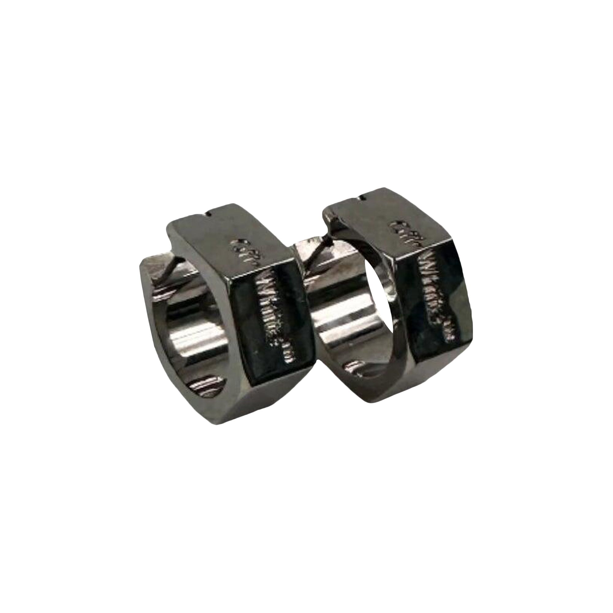 Pre-owned Off-white Hexnut Earrings 'silver' | Women's Size Onesize