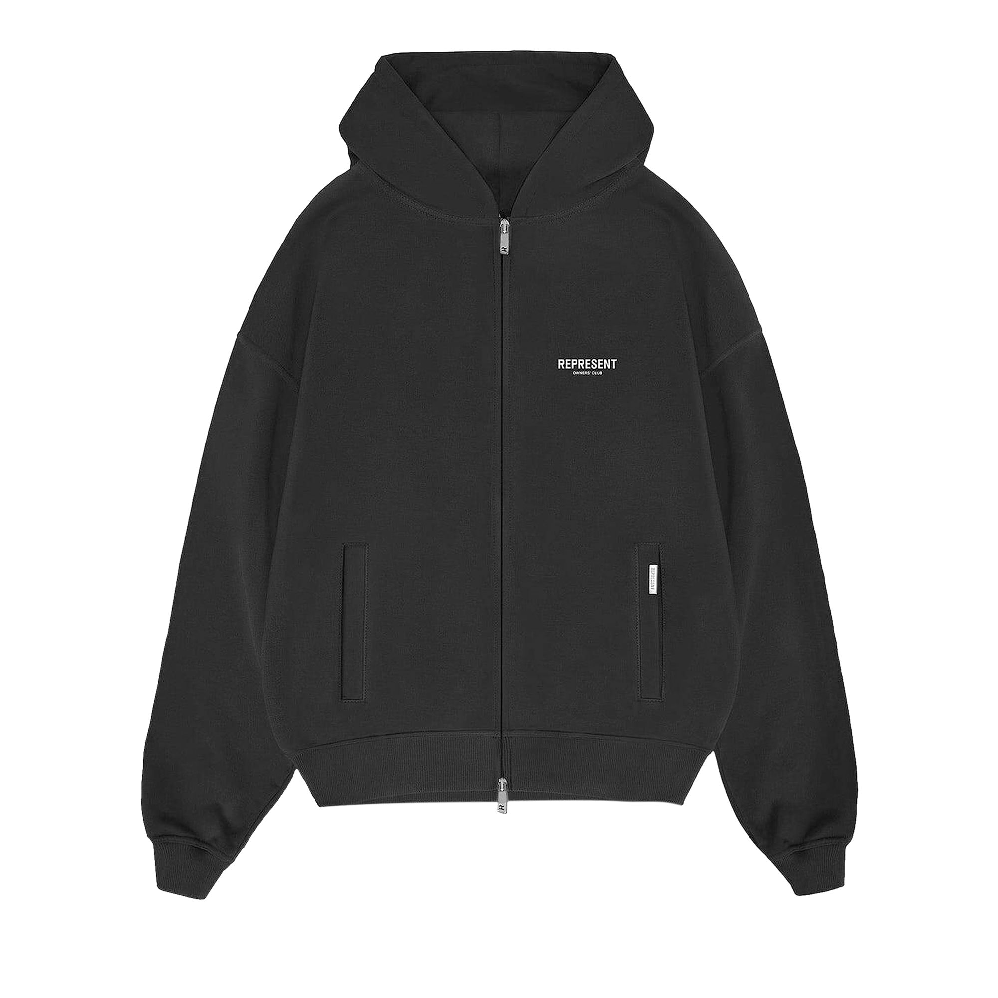 Pre-owned Represent Clo Owners Club Zip Hoodie 'black' | Men's Size Xxl