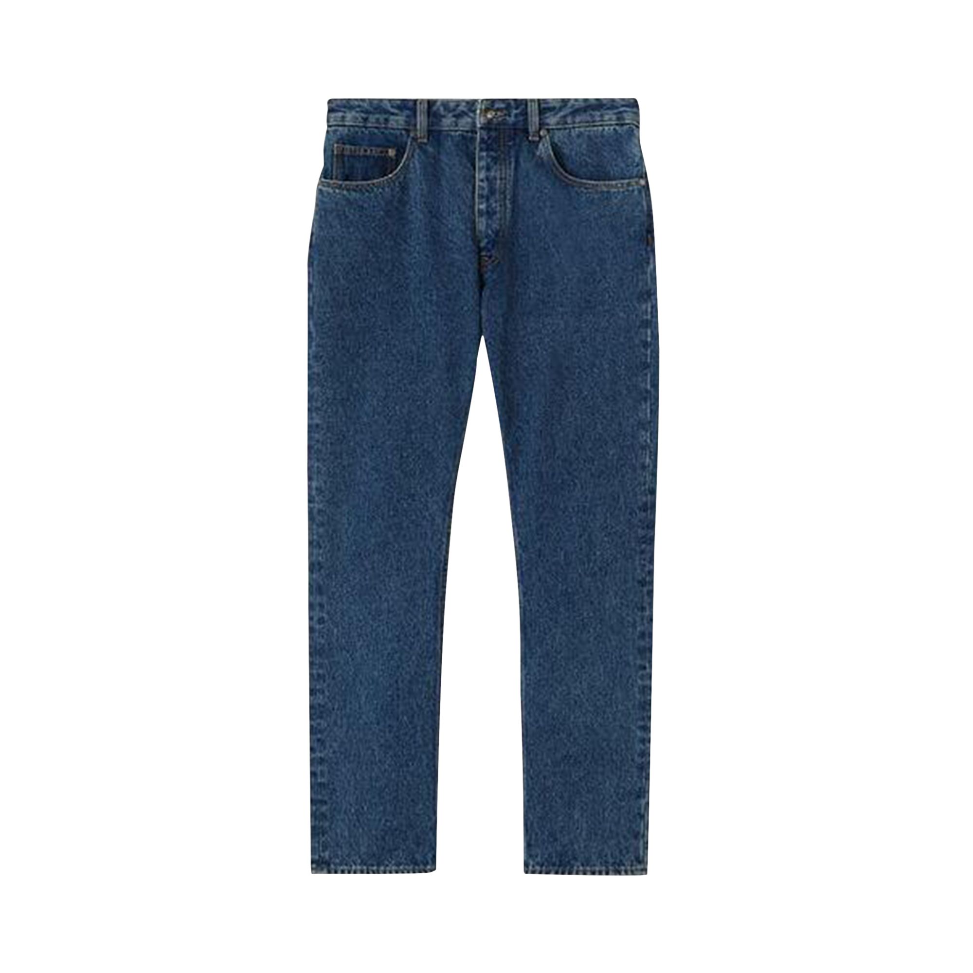 Pre-owned Palm Angels Monogram Straight Jeans 'light Blue' | Men's Size 30