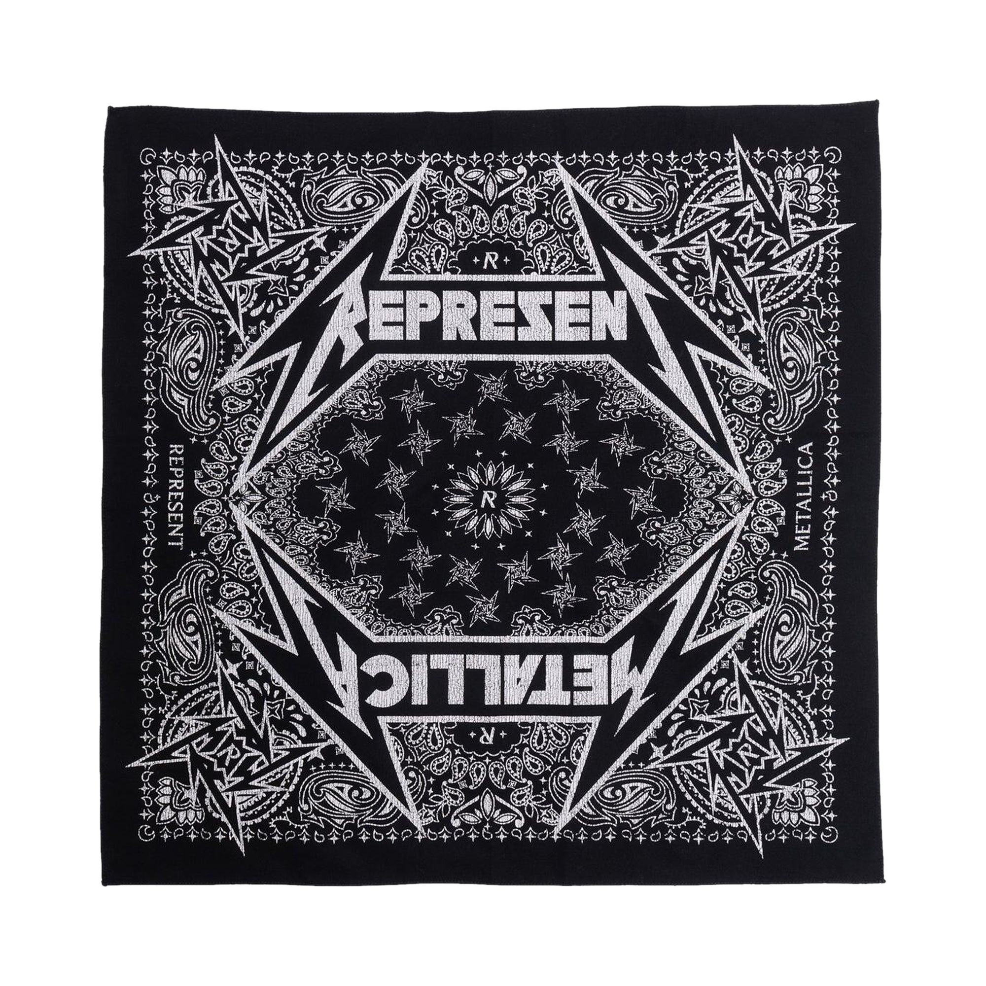 Pre-owned Represent Clo Metallica Bandana 'black' | Men's Size Onesize