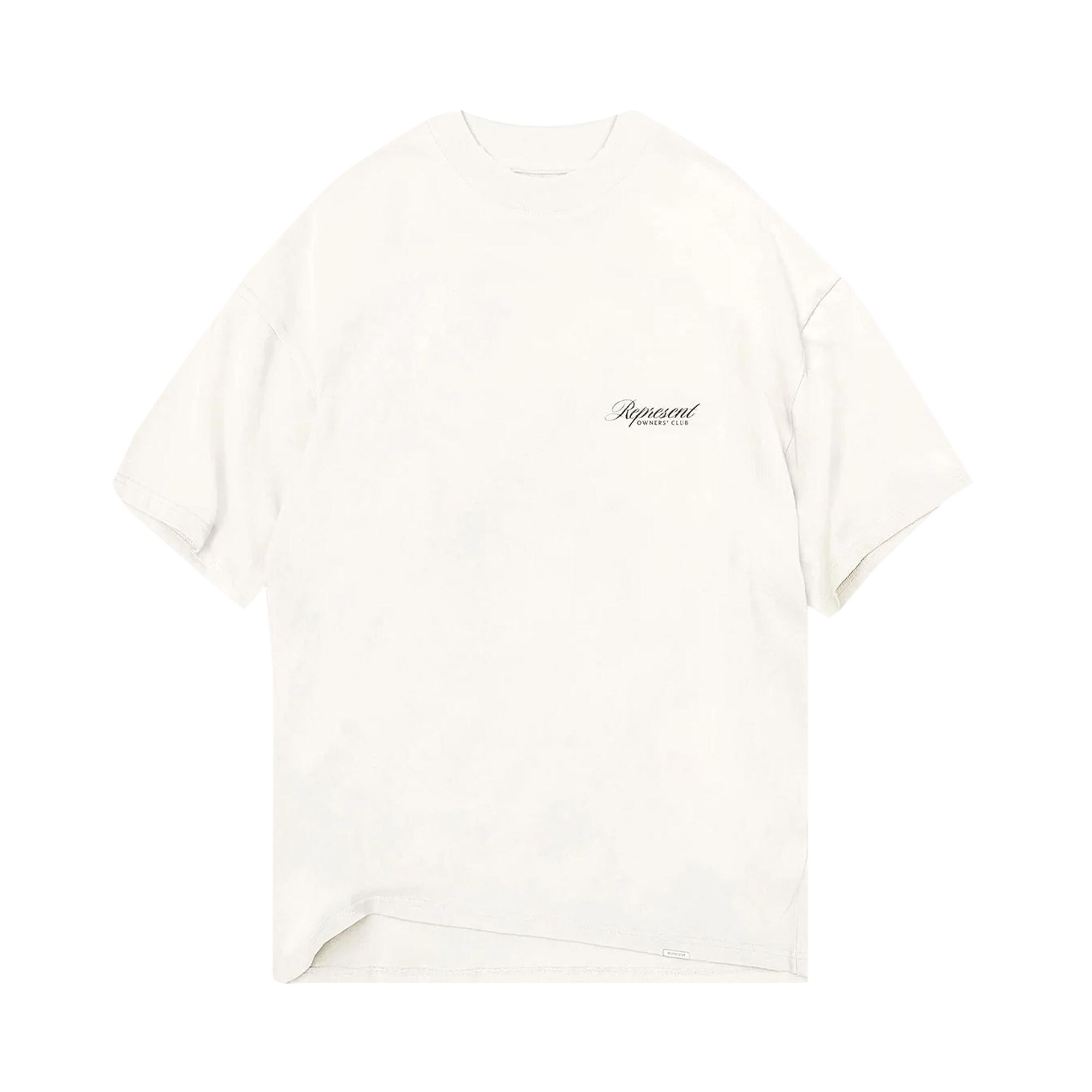 Pre-owned Represent Clo Owners Club Script T-shirt 'flat White' | Men's Size Xl
